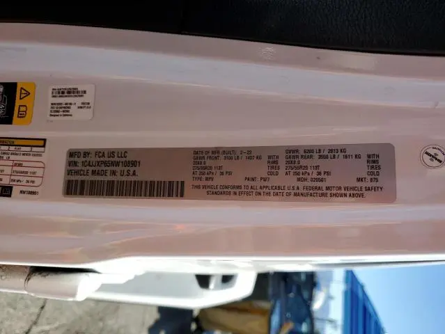 2022 JEEP WRANGLER UNLIMITED SAHARA 4XE  