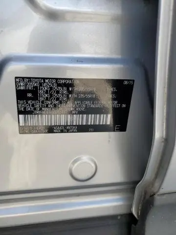 2015 TOYOTA RAV4 LIMITED  