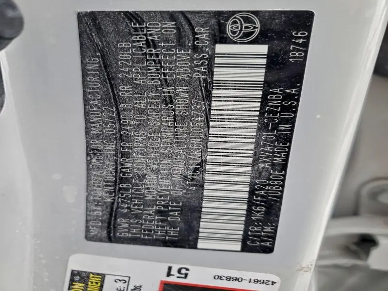 2022 TOYOTA CAMRY LE  