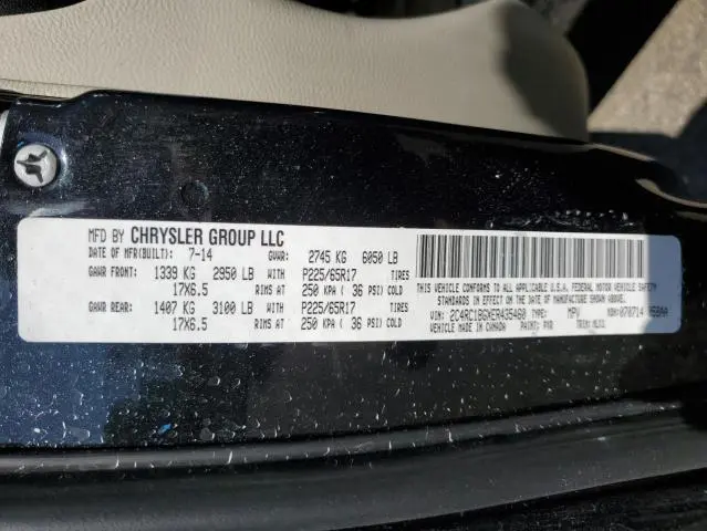 2014 CHRYSLER TOWN & COUNTRY TOURING  