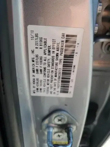 2011 HONDA ACCORD LX  