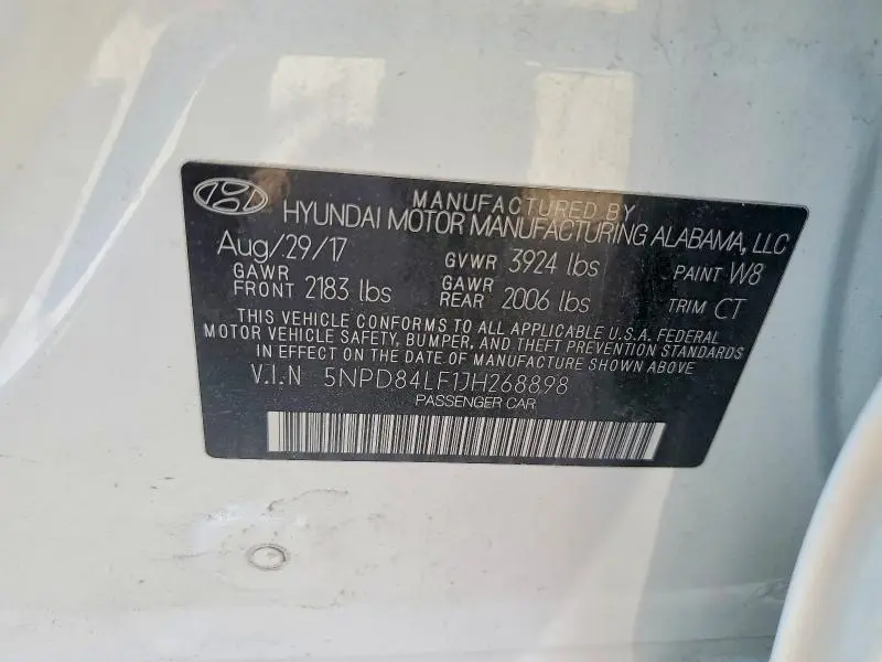 2018 HYUNDAI ELANTRA VALUE EDITION  