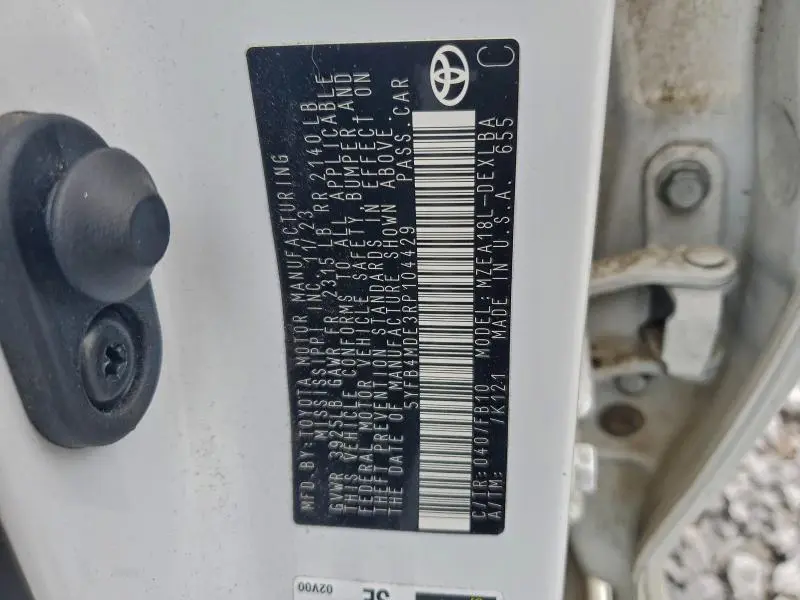 2024 TOYOTA COROLLA LE  