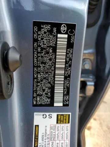 2021 TOYOTA COROLLA LE  