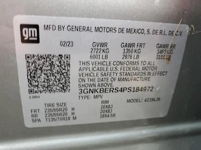 2023 CHEVROLET BLAZER RS  