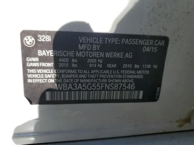 2015 BMW 328 I  
