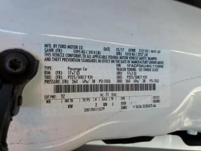 2017 FORD C-MAX SE  