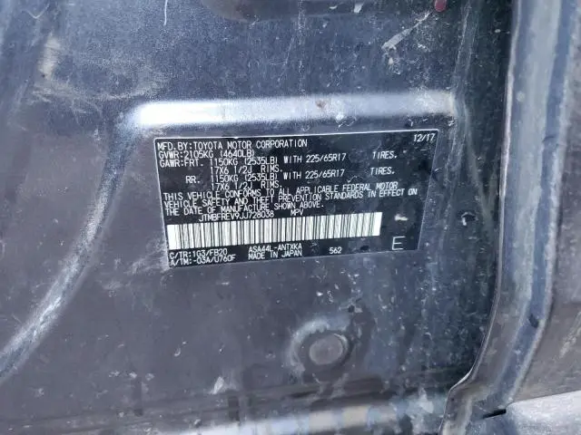2018 TOYOTA RAV4 LE