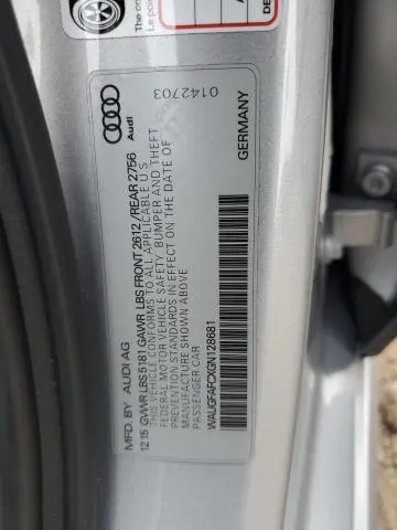 2016 AUDI A6 PREMIUM PLUS  