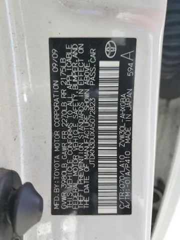 2010 TOYOTA PRIUS 
