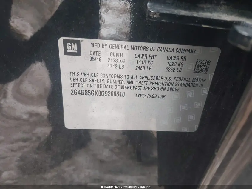 2016 BUICK REGAL TURBO PREMIUM II