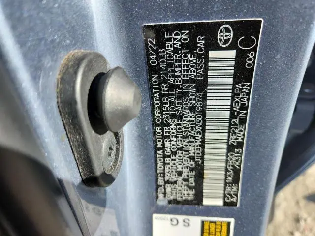 2022 TOYOTA COROLLA LE  