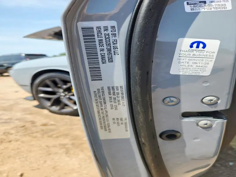2021 DODGE CHALLENGER R/T  