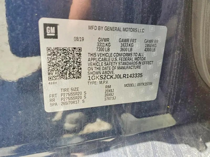 2020 GMC YUKON DENALI  