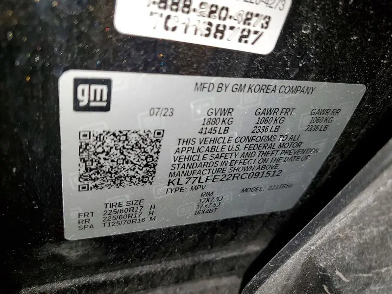 2024 CHEVROLET TRAX LS  