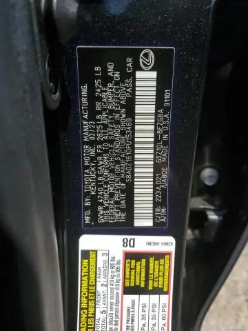 2023 LEXUS ES 350 BASE  