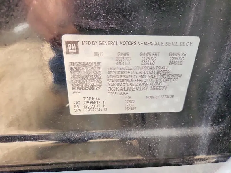 2019 GMC TERRAIN SLE  
