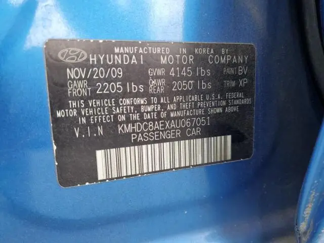 2010 HYUNDAI ELANTRA TOURING GLS  