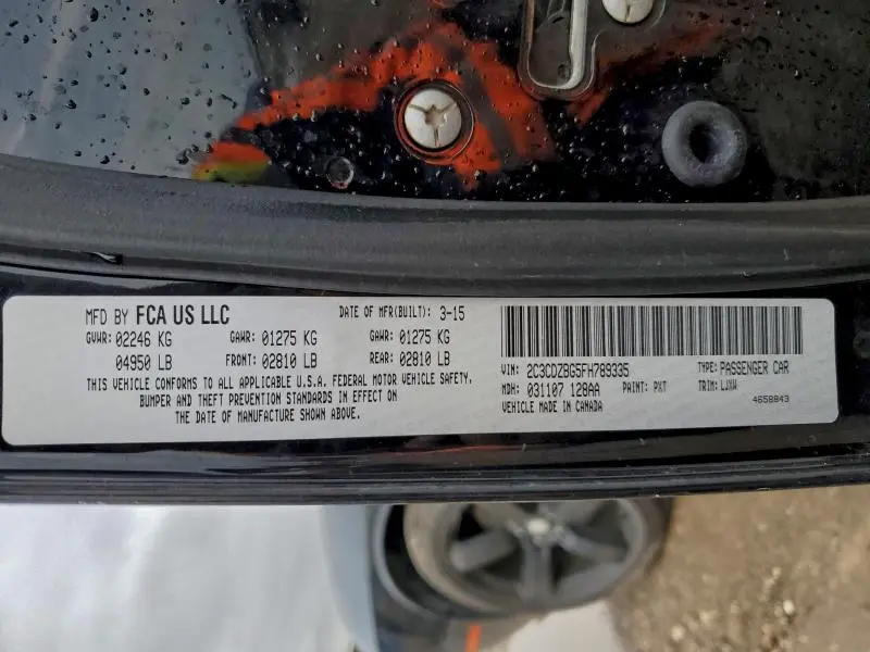 2015 DODGE CHALLENGER SXT PLUS  