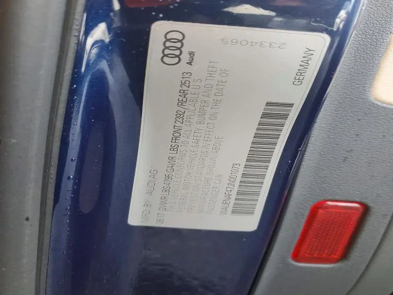 2018 AUDI A4 PREMIUM PLUS  