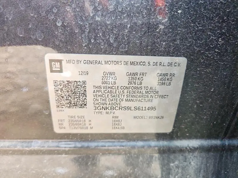 2020 CHEVROLET BLAZER 2LT  