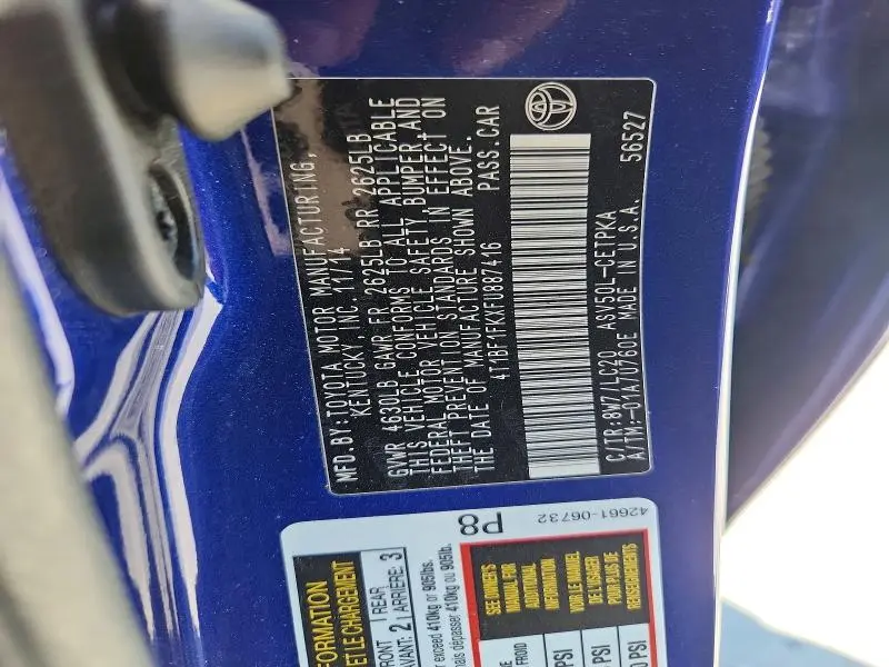 2015 TOYOTA CAMRY XSE  