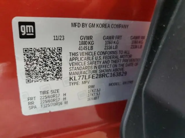 2024 CHEVROLET TRAX LS