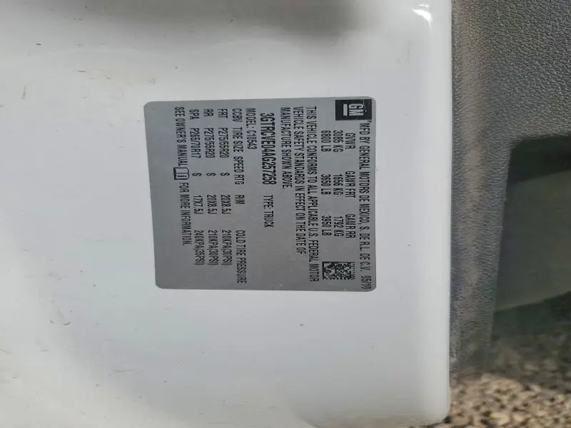 2010 GMC SIERRA C1500 SLE  