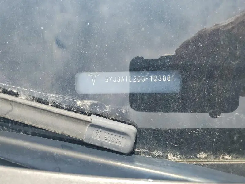 2016 TESLA MODEL S   