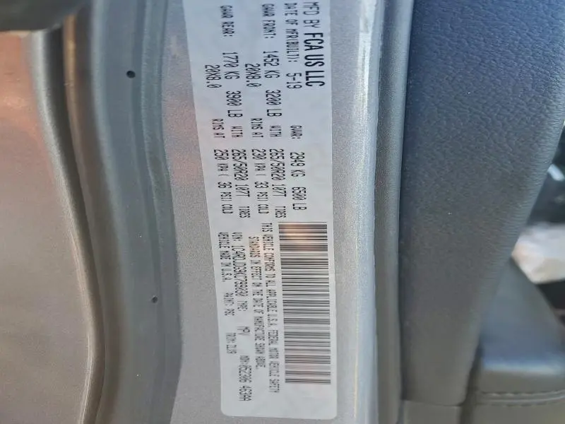 2019 DODGE DURANGO GT  