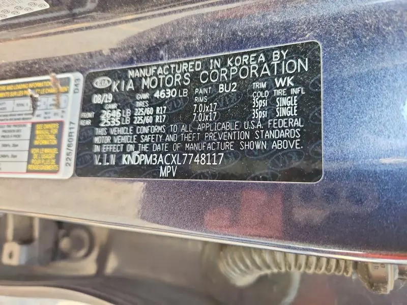 2020 KIA SPORTAGE LX  