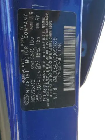 2013 HYUNDAI ACCENT GLS  