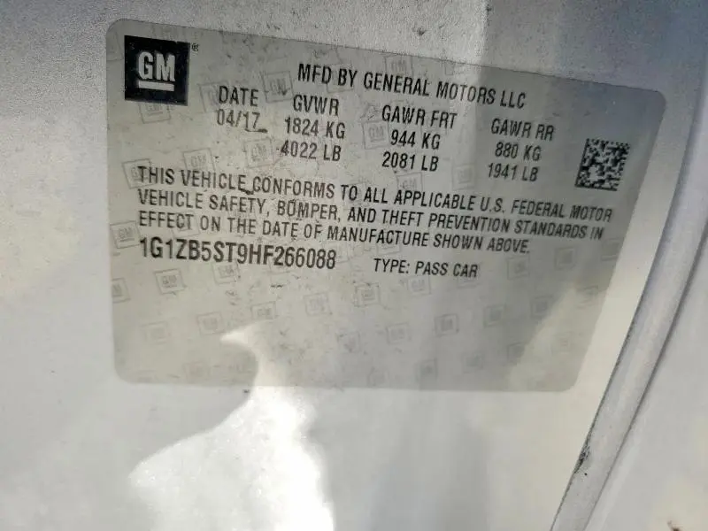 2017 CHEVROLET MALIBU LS  