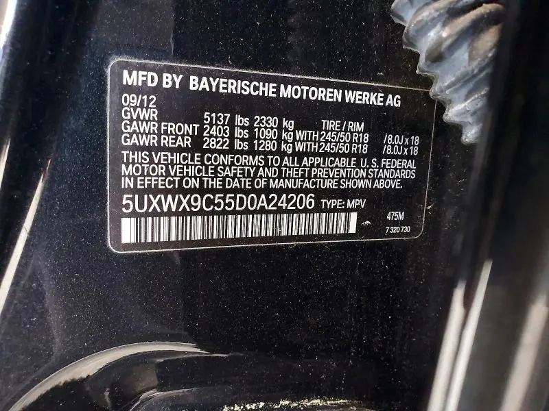2013 BMW X3 XDRIVE28I  