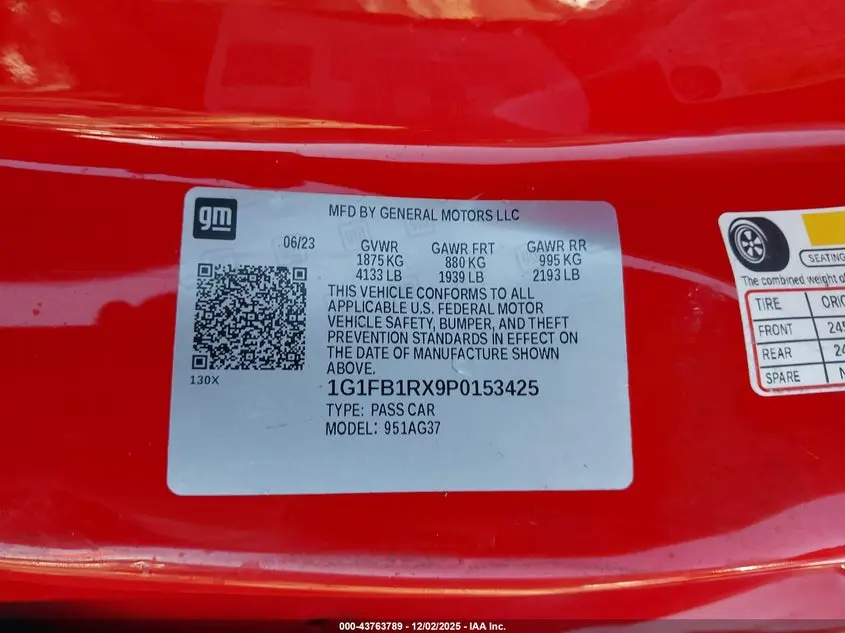 2023 CHEVROLET CAMARO  