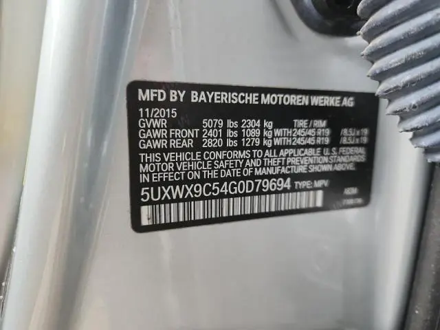 2016 BMW X3 XDRIVE28I  