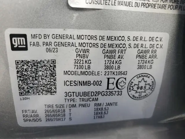 2023 GMC SIERRA K1500 SLE  