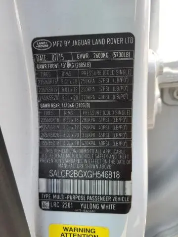 2016 LAND ROVER DISCOVERY SPORT HSE  