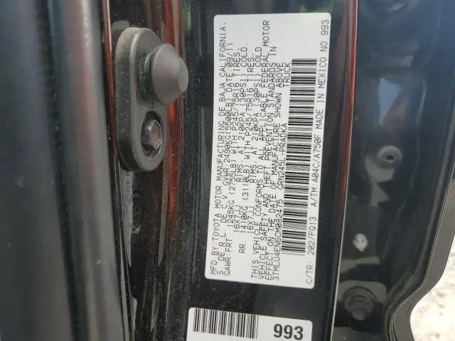 2012 TOYOTA TACOMA DOUBLE CAB  