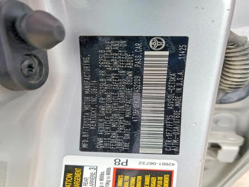 2014 TOYOTA CAMRY SE SPORT  