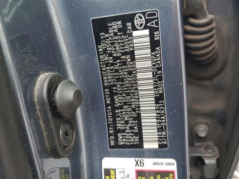 2014 TOYOTA COROLLA ECO  