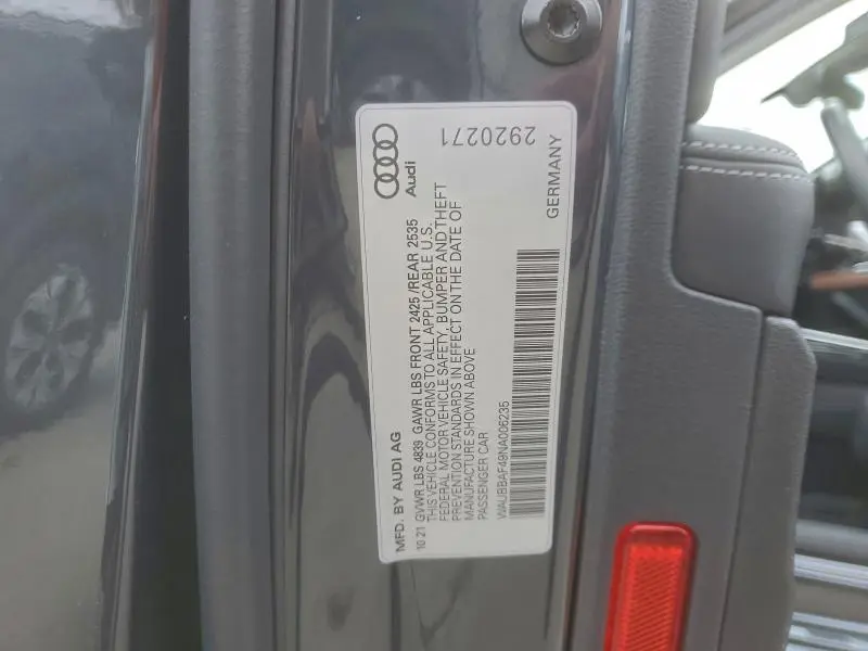 2022 AUDI A4 PREMIUM PLUS 40  