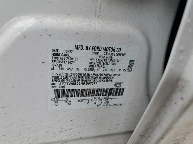 2022 FORD MAVERICK XL  