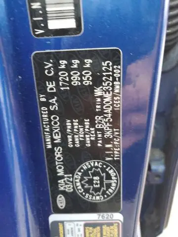 2021 KIA FORTE EX  