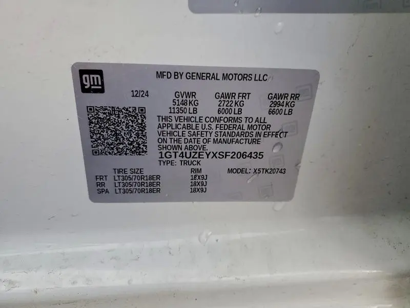 2025 GMC SIERRA K2500 AT4X  