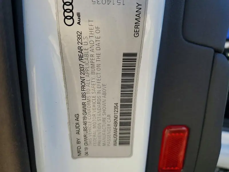 2019 AUDI A4 PREMIUM  