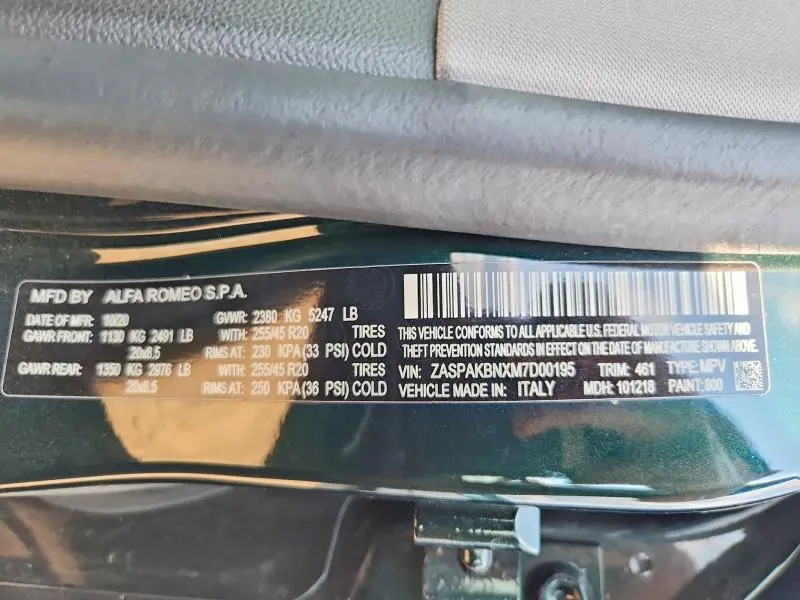 2021 ALFA ROMEO STELVIO TI  