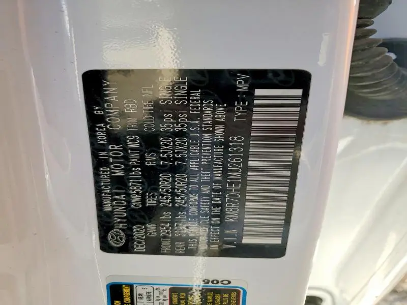 2021 HYUNDAI PALISADE CALLIGRAPHY  