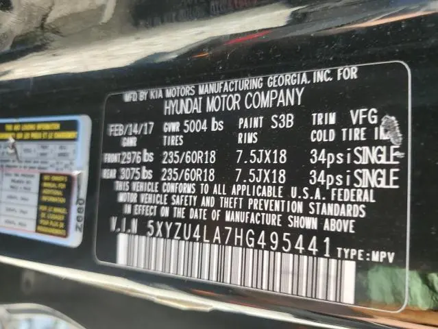 2017 HYUNDAI SANTA FE SPORT   