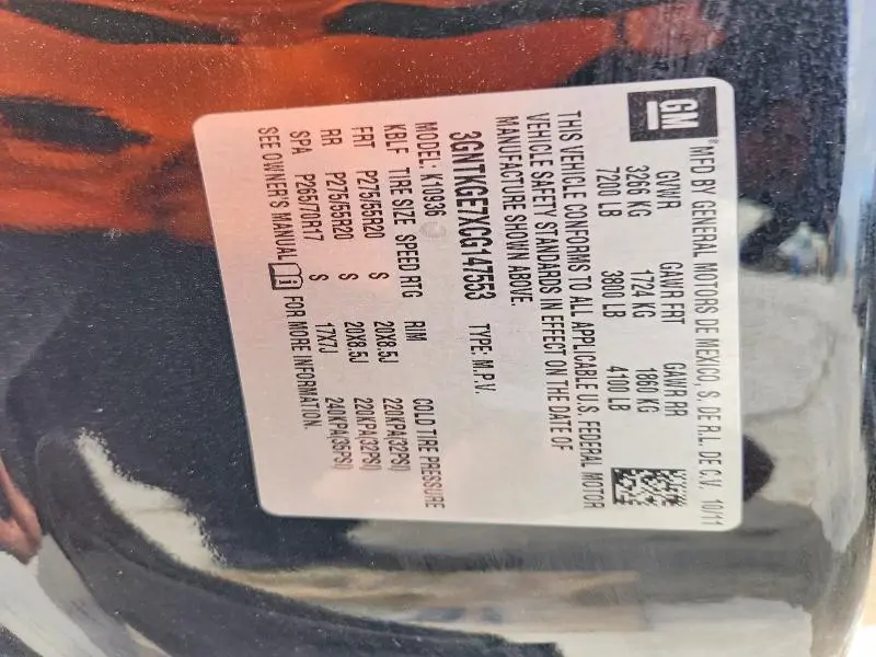 2012 CHEVROLET AVALANCHE LTZ  